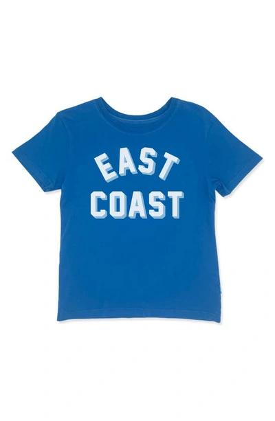 Feather 4 Arrow Kids' East Coast Vintage Graphic Tee In Seaside Blue