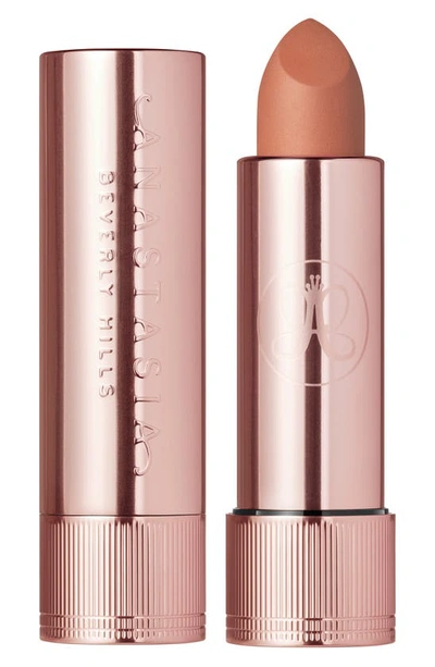 Anastasia Beverly Hills Matte Lipstick In Warm Taupe (peachy Nude With A Matte Finish)