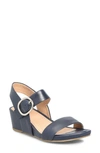 Söfft Vaya Wedge Sandal In Sky Navy