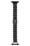 Kate Spade Scallop 16mm Apple Watch® Bracelet Watchband In Black