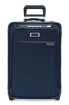 Briggs & Riley Baseline Essential 22-inch Expandable 2-wheel Carry-on Bag In Navy