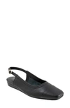 Softwalk Vittoria Slingback Flat In Black