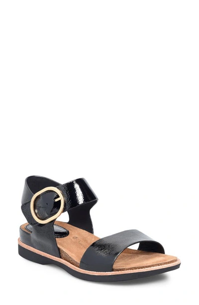 Söfft Bali Sandal In Black Patent