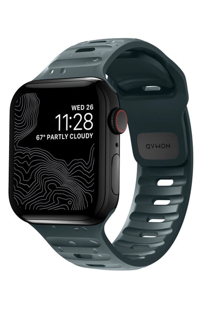 Nomad Sport Fkm Rubber 45mm Apple Watch® Watchband In Blue