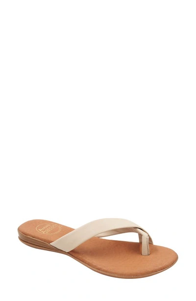 Andre Assous Nadiya Flip Flop In Beige