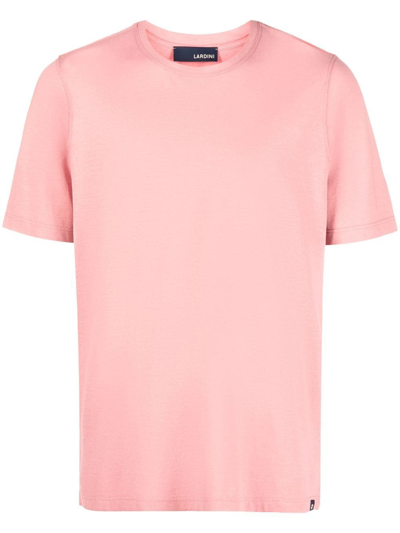 Lardini Jersey Cotton T-shirt In Pink