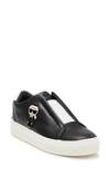 Karl Lagerfeld Ceci Slip-on Sneaker In Black/ Bright White