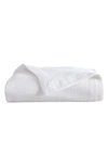 Woven & Weft Soft Cotton All-season Waffle Weave Throw Blanket In White