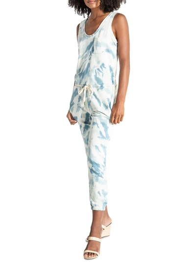 N:philanthropy Womens Tie Dye Scoop Neck Jumpsuit In Multi
