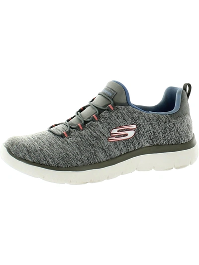 Skechers Summits - Quick Getaway Womens Slip On Memory Foam Running Shoes In Multi