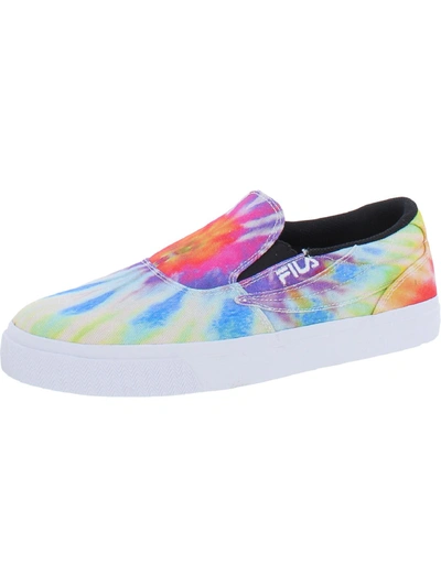 Fila Womens Tie Dye Laceless Casual And Fashion Sneakers In Multi