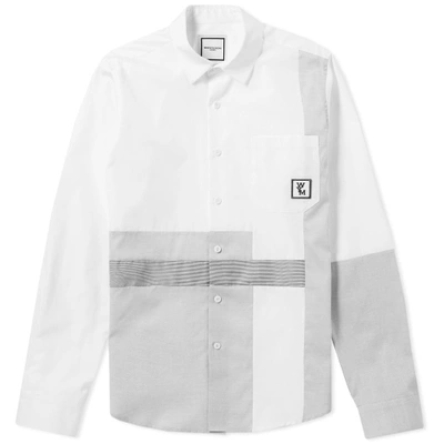 Wooyoungmi Panelled Shirt In White