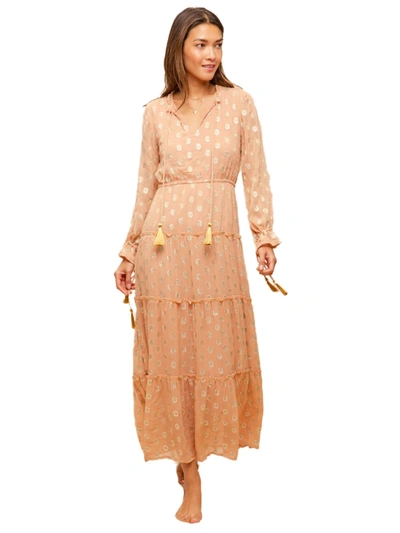 Raga Kenna Womens Metallic Tiered Maxi Dress In Multi | ModeSens