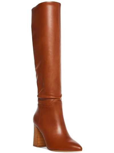 MADDEN GIRL Fairfield Womens Faux Leather Pointed Toe Knee-High Boots 