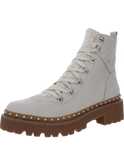 Steve Madden Rainier Womens Ankle Zipper Hiking Boots In Multi