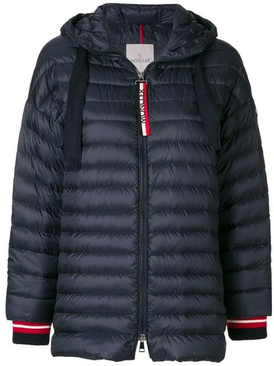 Moncler Benitoite Quilted Down Jacket In 778 - Navy