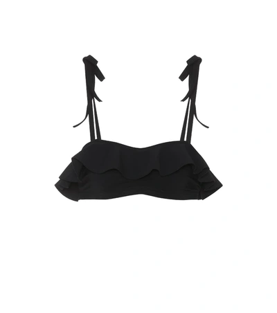 Karla Colletto Zaha Bikini Top In Black
