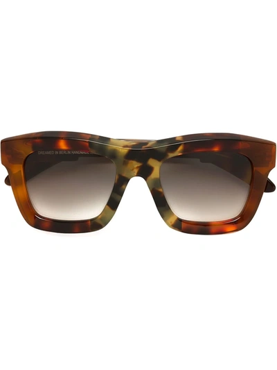 Kuboraum 'c7' Sunglasses In Brown