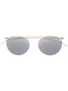 Mykita X Maison Margiela Round Sunglasses In Nude & Neutrals