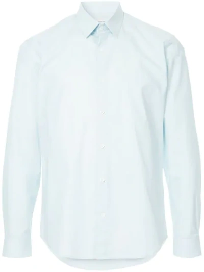 Cerruti 1881 Plain Tailored Shirt In Blue