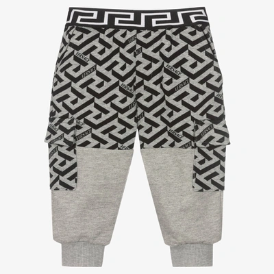 Versace Baby Boys Grey La Greca Joggers