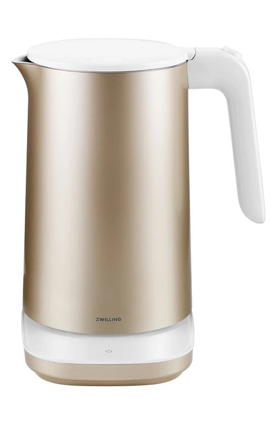 Zwilling Enfinigy Cool Touch Pro Kettle In Gold