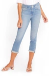 Nydj Chloe Hollywood Frayed Capri Jeans In Mesmerize