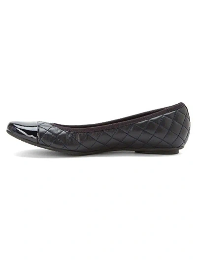 Vaneli Serene Womens Quilted Slip On Round-toe Shoes In Black