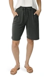 Cozy Earth Ultrasoft Bermuda Pajama Shorts In Charcoal
