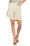 Nydj Linen Blend Bermuda Shorts In Feather