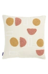 The Conran Shop Tufted Accent Pillow In Ivory Multi
