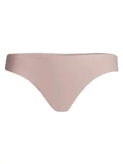 Hanro Smooth Illusion Jersey Thong In Nature