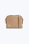 Marc Jacobs The Mini Squeeze Leather Crossbody Bag - Brown In Gazelle