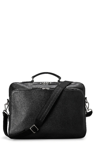 Shinola Men's Canfield Luxe Grain Leather Briefcase In Black