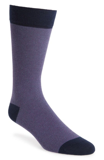 Ted Baker Joaquim Solid Socks In Purple