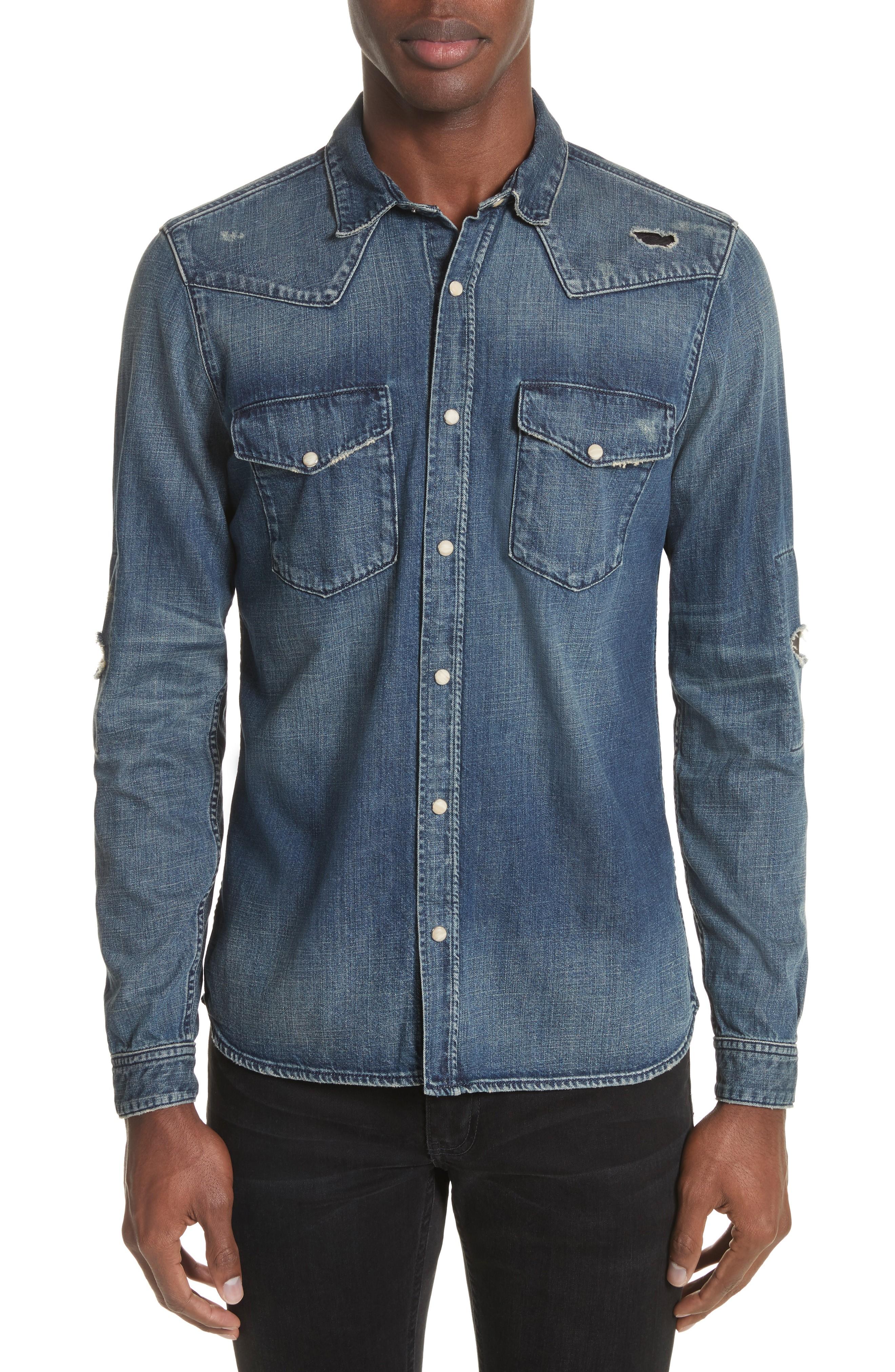 the kooples denim shirt