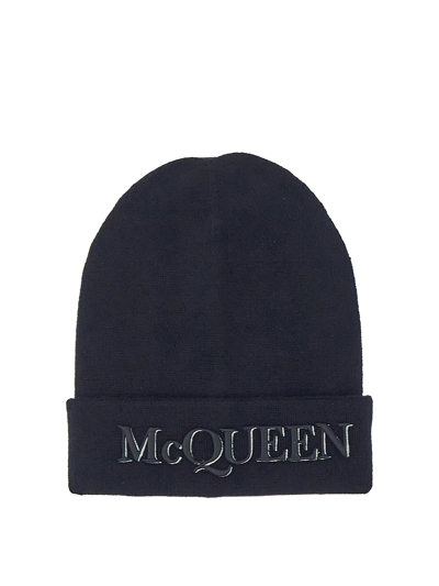 Alexander Mcqueen Logo Hat In Black