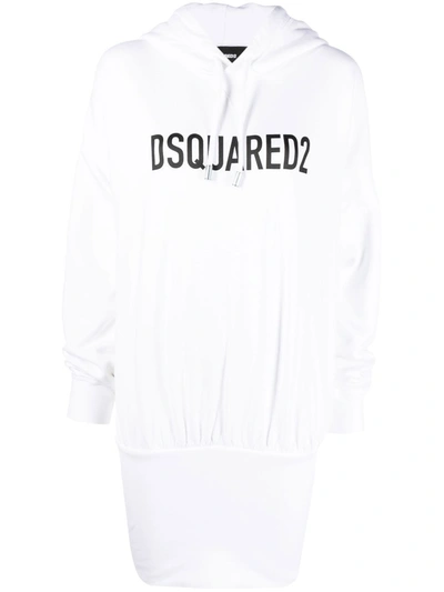 Dsquared2 Logo-print Hoodie Dress In <p><strong>gender:</strong> Women