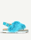 Ugg Holly Suede Slippers In Blue