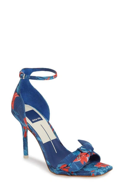 Dolce Vita Helana Knotted Sandal In Blue Multi