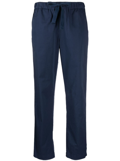 Semicouture Buddy Straight-leg Trousers In Blue