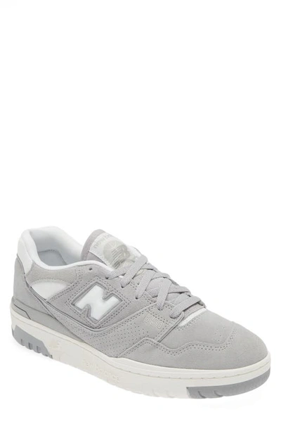 New Balance 550 Sneaker In Concrete/ White