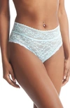 Hanky Panky I Do Shimmer Cheeky Briefs In Powder Blue