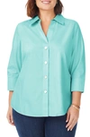 Foxcroft Paige Button-up Shirt In Oceanside