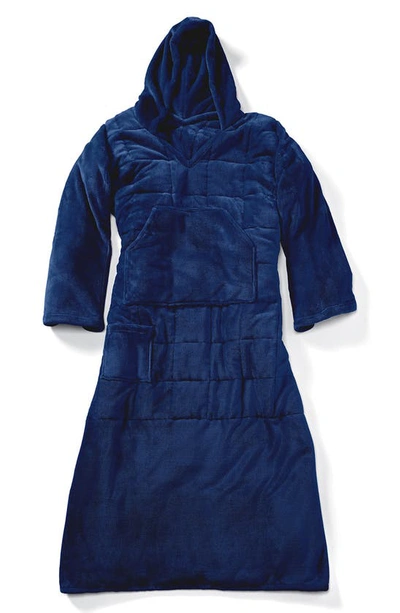 Ella Jayne Home Weighted Anti-anxiety Wearable Blanket In Navy