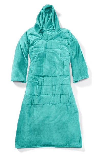 Ella Jayne Home Weighted Anti-anxiety Wearable Blanket In Aqua