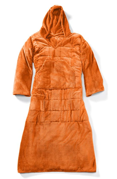 Ella Jayne Home Weighted Anti-anxiety Wearable Blanket In Burnt Orange