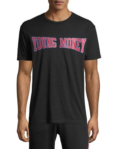 Young Money Logo Graphic T-shirt In Black