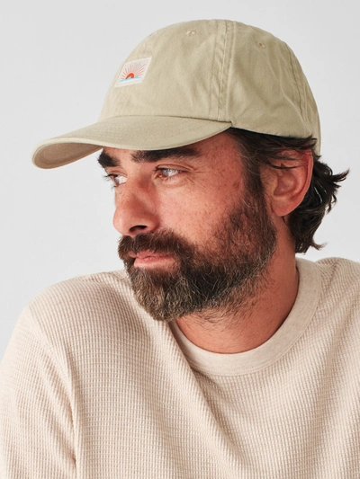 Faherty Sun & Wave&trade; Dad Hat In Rock Stone