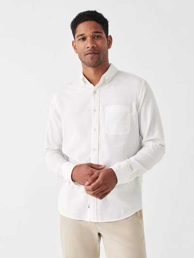 Faherty Stretch Oxford Shirt (tall) In White